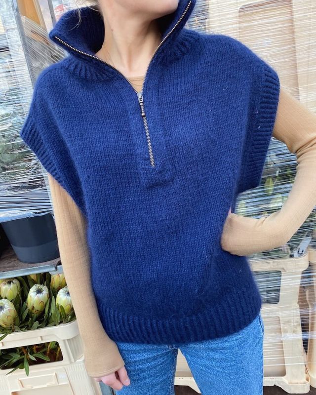 Mønster Zipper Slipover Petiteknit