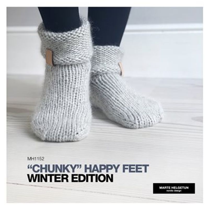 Mønster Chunky Happy Feet Winter Edition Marte Helgetun