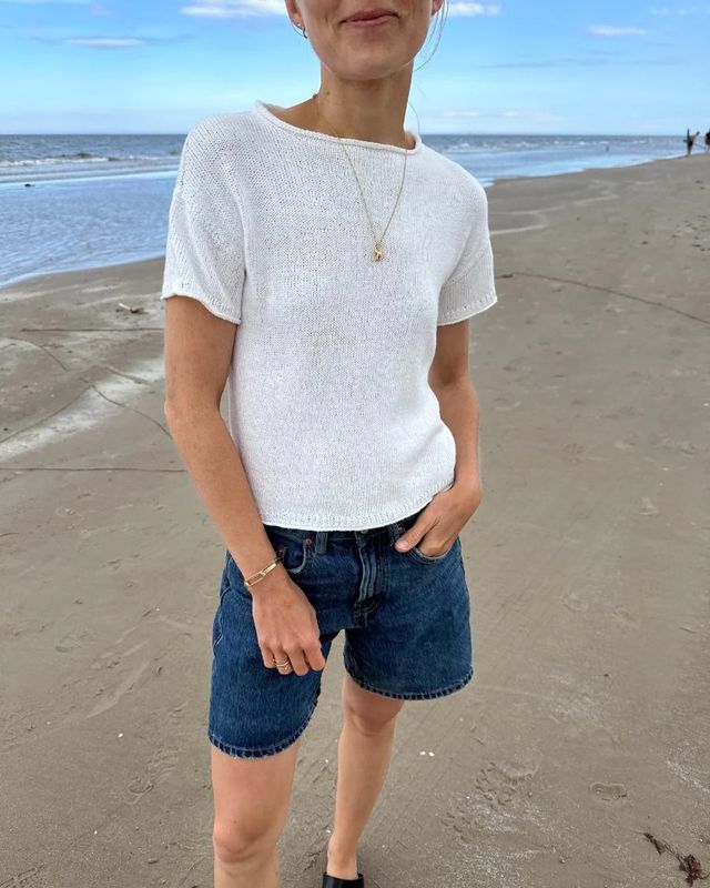 Mønster Cloud tee Petiteknit