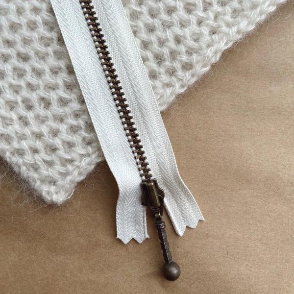 Hovedbilde Glidelås 17 cm -perlemor- PetiteKnit