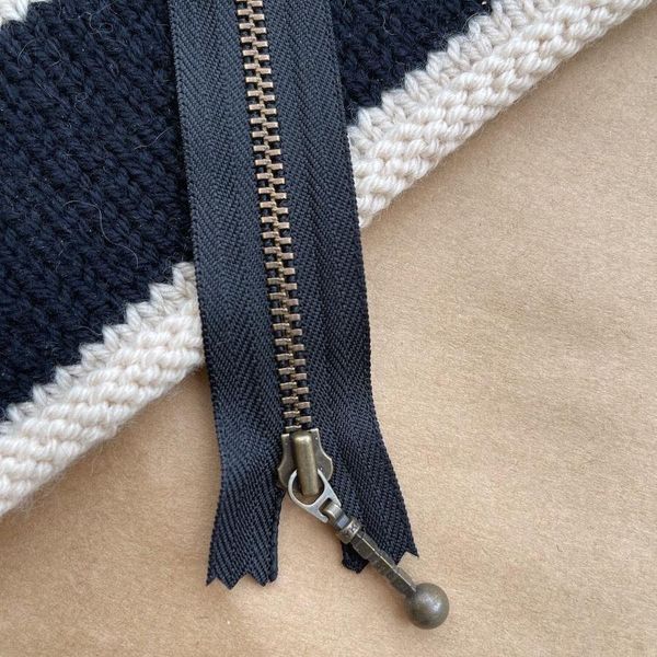 Hovedbilde Glidelås 17 cm -sort- PetiteKnit