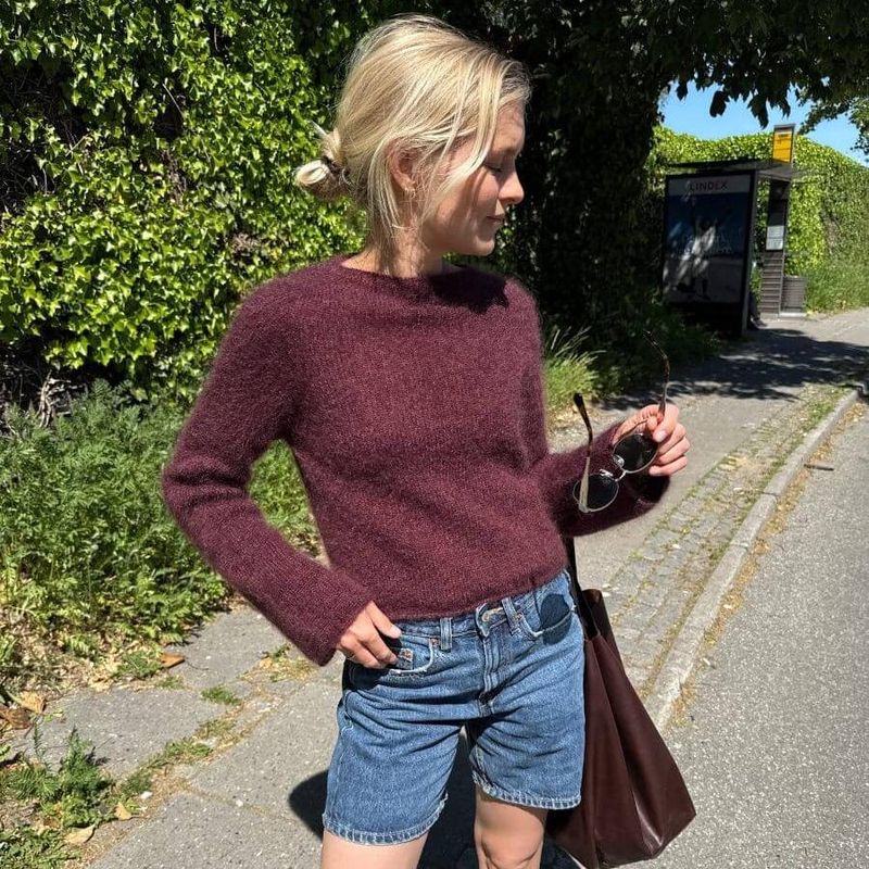Mønster Ivy blouse Petiteknit